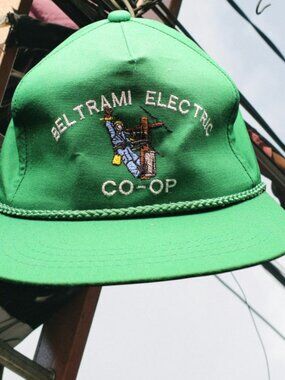 Vintage Beltrami Electric Minnesota Cap Hat electrician Energy advertising CO-OP